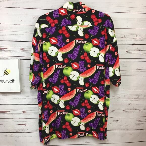 Jim Beam Dekuvper‎ Pucker Button Down Shirt Men’s XL Rare Incentives Shirt - Picture 2 of 5